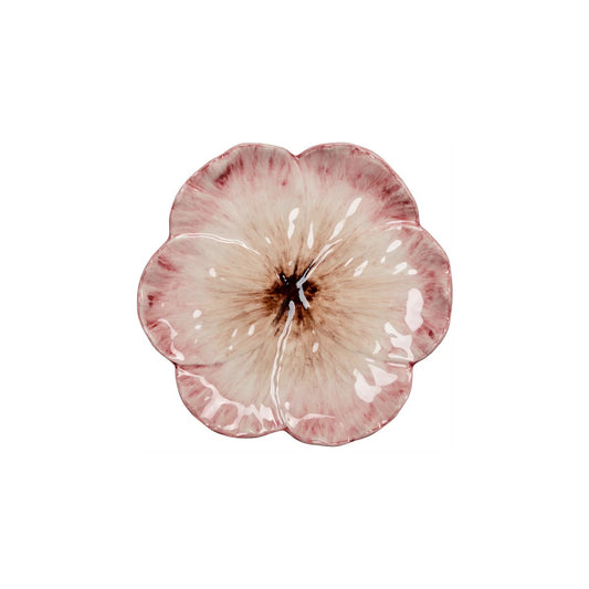 Elisabetta - Dessert Plate - Pink Flower 7.75"