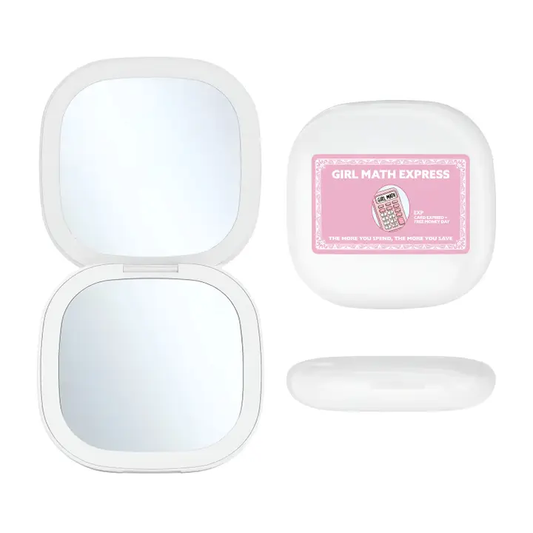 Compact LED Mirror - Girl Math Express