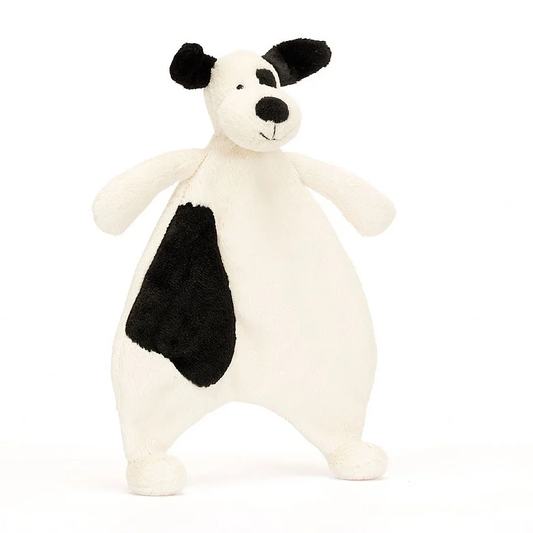 JLC Comforter - Bashful Black and Cream Puppy (Recycled Fibers)