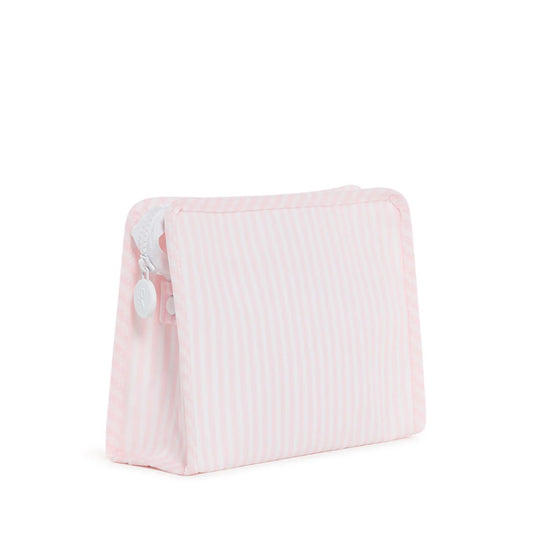 Roadie - Medium Zip Pouch - Pimlico Stripe - Pink
