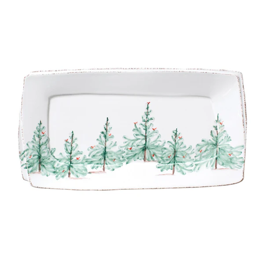 VTR Lastra - Holiday - Melamine Rectangular Platter 18"