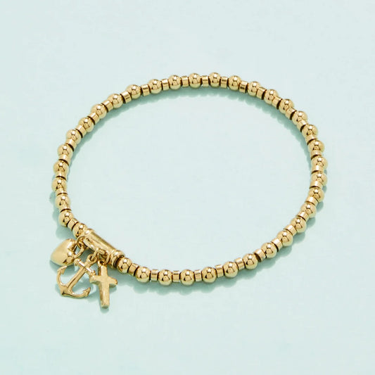 SPT B Faith, Hope, Love Stretch Bracelet