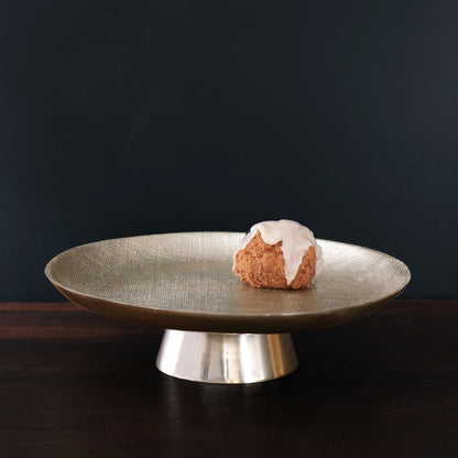 Fina - Pedestal Cake Plate - Gold