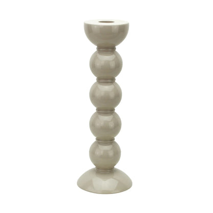 Bobbin Candlestick - Cappuccino