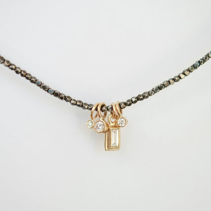 MRJ N - No. 318 Baguette & Diamonds Hill Tribe Necklace