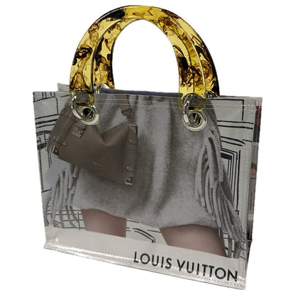 Coco Tote - Louis Vuitton Fringe - Tortoise Lucite Handles
