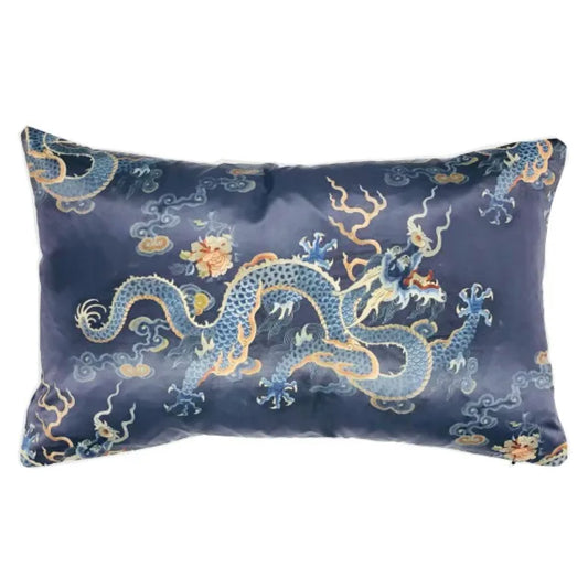 PPL Midnight Dragon Flange Pillow Left 26x26