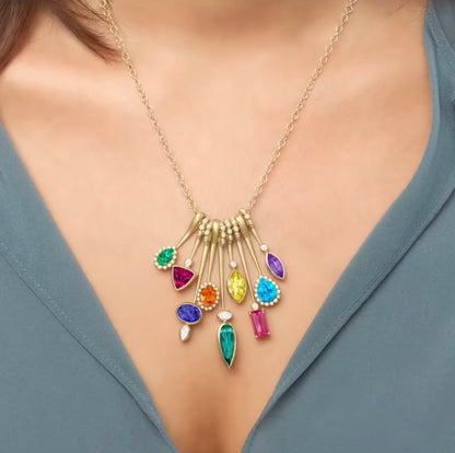 SLJ Pendant - Lolli Oval Pink Sapphire - PSCW 1.19, DCW .07 - 18KYG