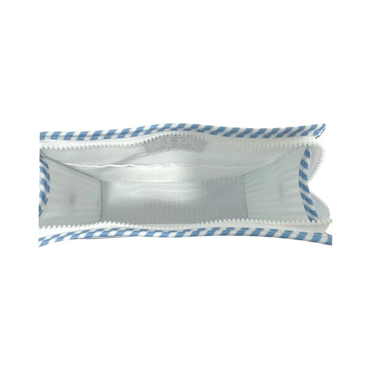 Roadie - Medium Zip Pouch - Pimlico Stripe - Chambray