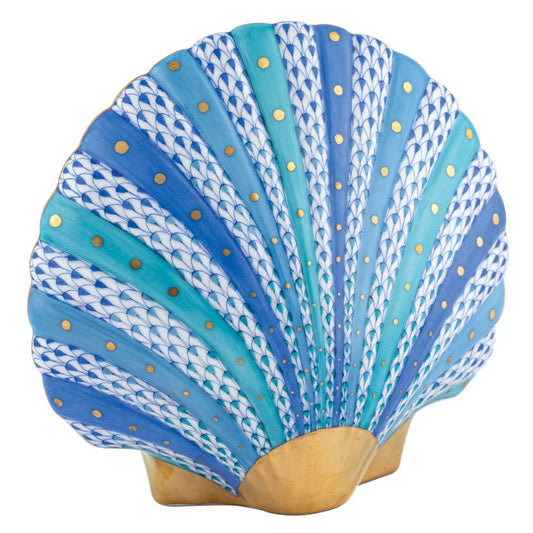 HND Figurine - Scallop Shell - Multicolor W/ Luxury Case