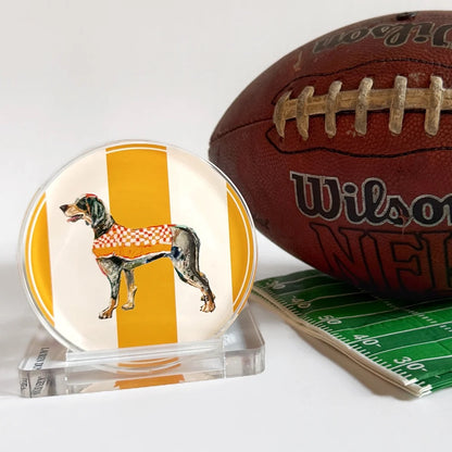 Hound Dog Game Day Coaster Set