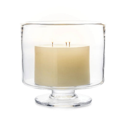 SMP Nantucket - Low Hurricane with 3 Wick Candle 9.5"