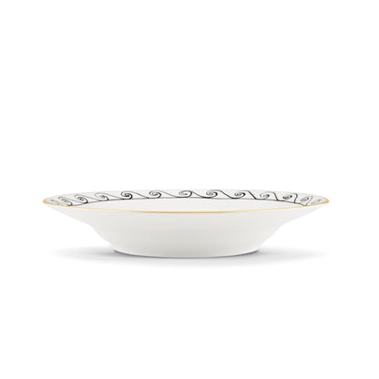 Il Viaggio Di Nettuno - White - Soup Plate 9.5"