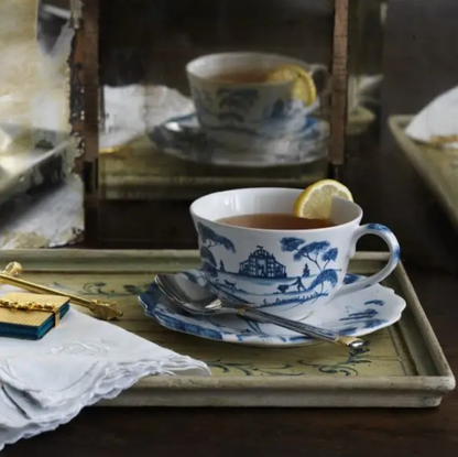 Country Estate - Delft Blue - Tea Saucer 7"
