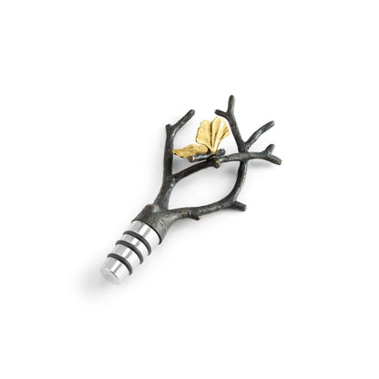 Butterfly Ginkgo - Wine Stopper