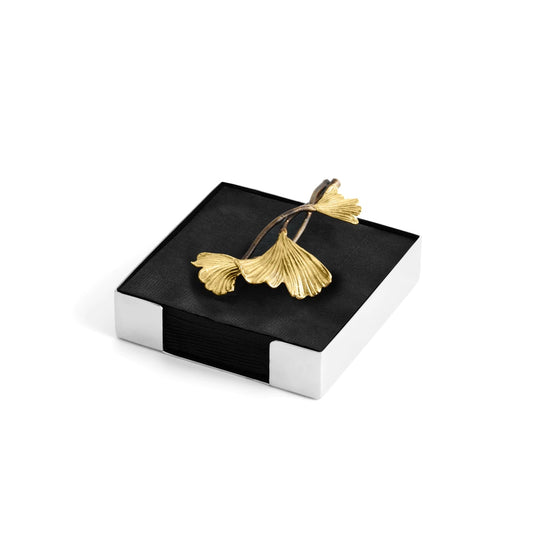 Golden Ginkgo - Cocktail Napkin Holder