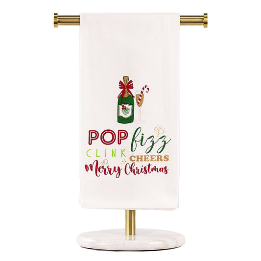 TRS Pop Fizz Merry Christmas Hand Towel