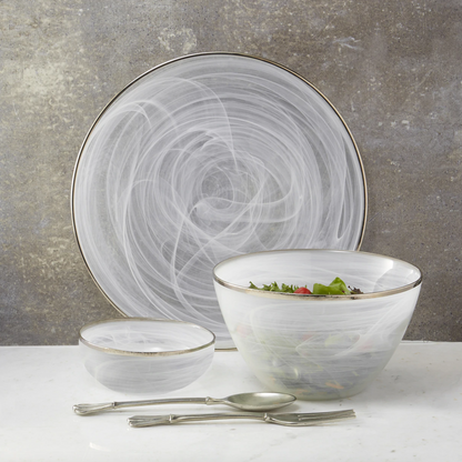 Volterra - Platinum - Small Bowl 6.25x2 (Retired)