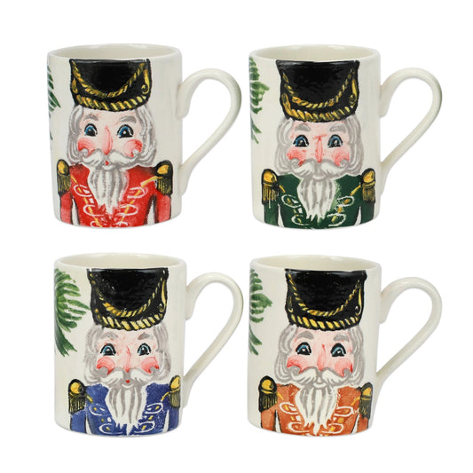 VTR Nutcracker - Assorted Mugs 14oz - Set/4