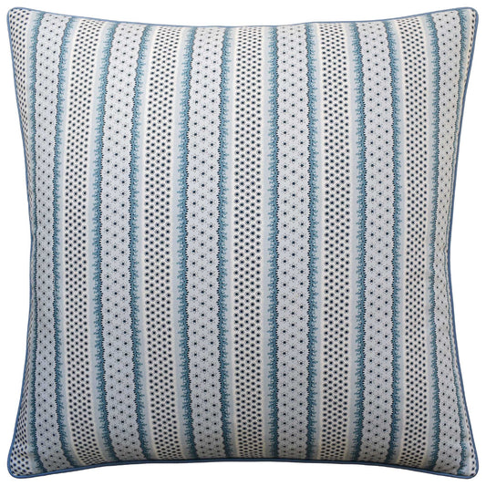 Matilda Pillow - Aqua - 22 X 22