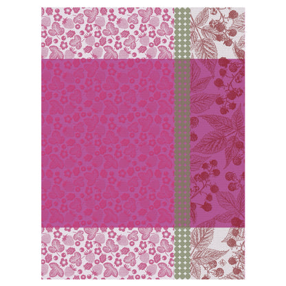 Cueillette D'ete Tea Towel - Pink - 24 x 31