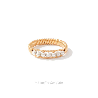 RDJ Power of Prayer Ring - Gold/Silver Beads -