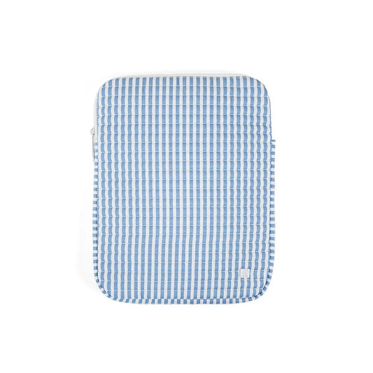Quilted Tablet Case - Pimlico Stripe - Chambray