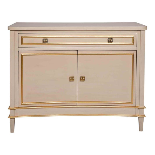ELH Izmir Two Door Cabinet - Antique Gray 42"W x 20"D x 34"H