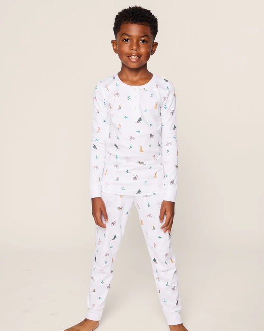 Kid's Pima Pajama Set - Jingle Paws