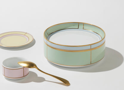 Diva - Verde - Fruit Bowl + Tureen Cover 9.5"