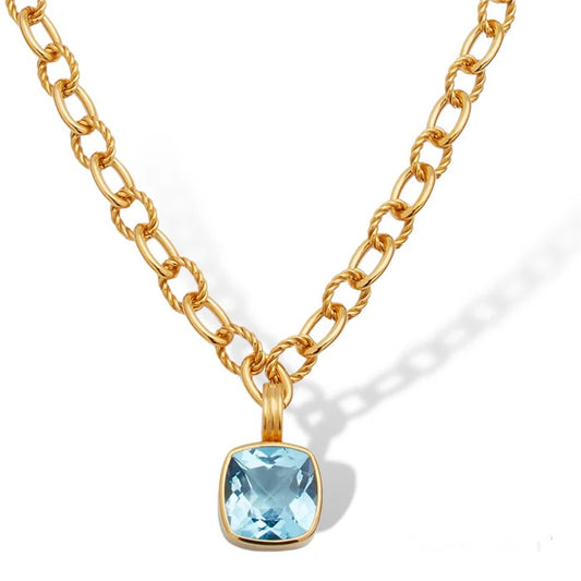 DMD P Faceted Maxi Enhancer - Blue Topaz