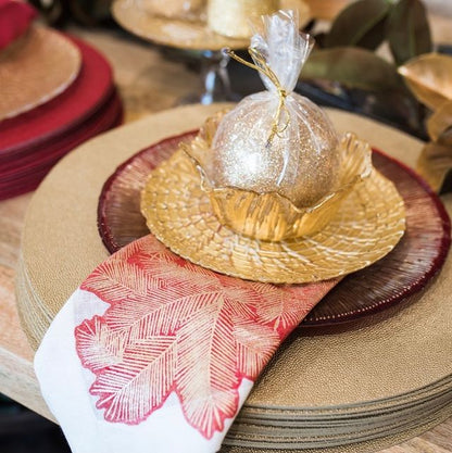 Spruce Napkin 22" - Red
