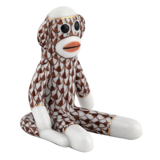 HND Figurine - Sock Monkey - Chocolate