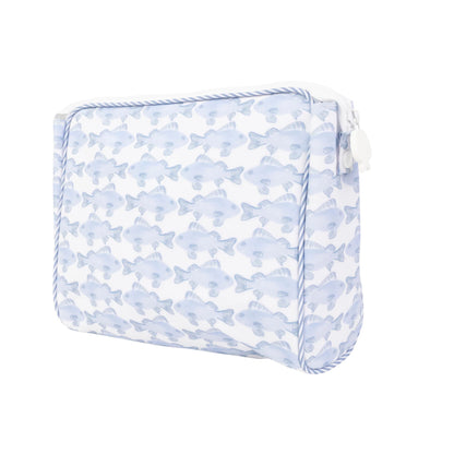 The Large Go Bag - Blue Fish