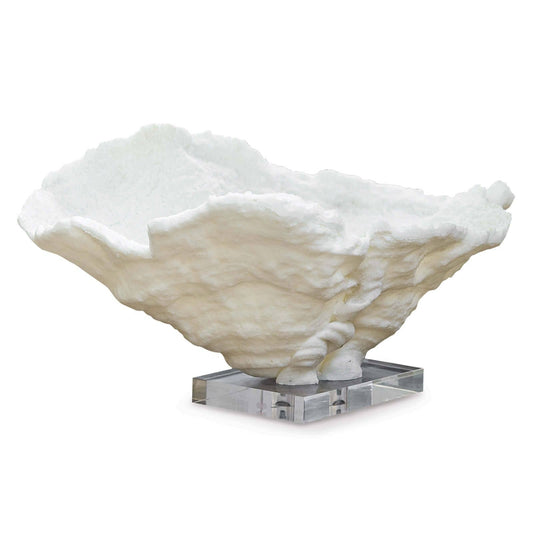 RGA White Coral Reef Bowl - Large 14.5"