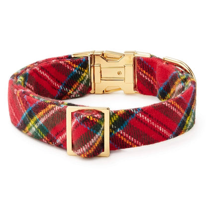 TFD Tartan Plaid Flannel Pet Collar -