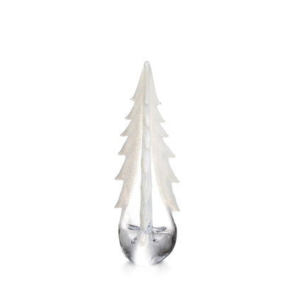 Simon Pearce Glass Evergreen Tree - Snowy Branches Collection -