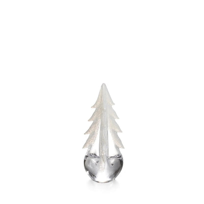 Simon Pearce Glass Evergreen Tree - Snowy Branches Collection -
