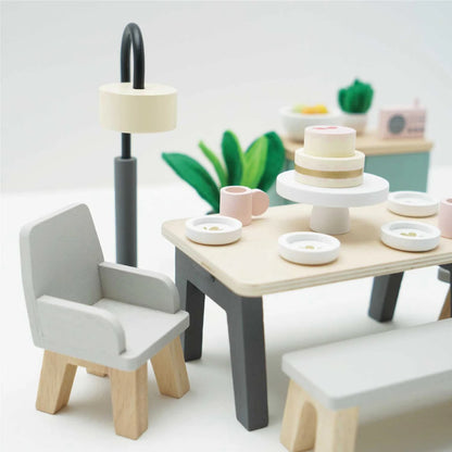 LTV Wooden Doll House Furniture - Dining Room