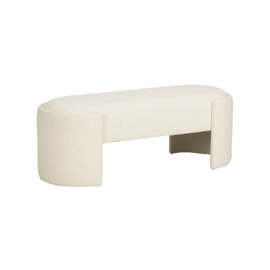 WWH Prix Bouclé Fabric Bench 18Hx50Wx19.5D