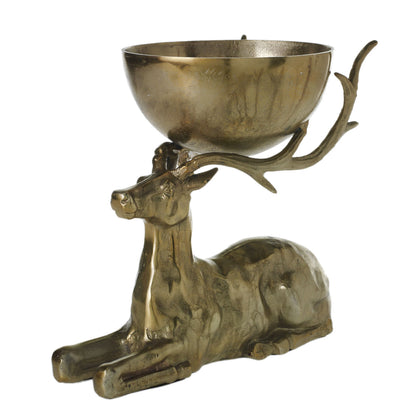 Buck Bowl - Gold - 16" X 9.5" X 14.5"