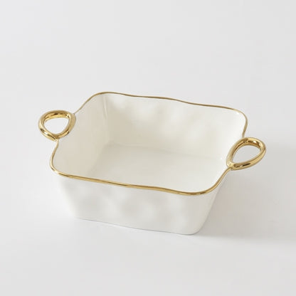 PPB Golden Handles - Square Baking Dish 11" (2807WG)