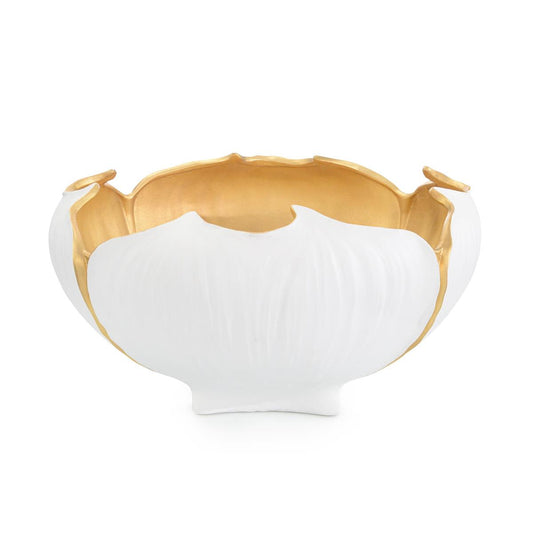 Caraba Porcelain Bowl - Gold 23"