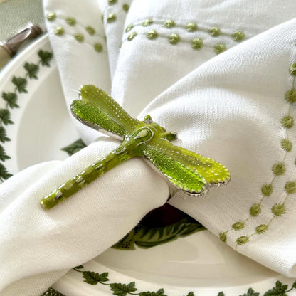 Dragonfly Napkin Ring - Green