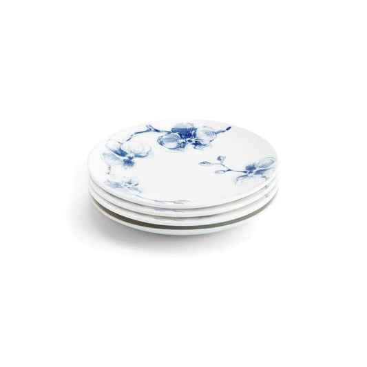 Blue Orchid - Tidbit Plates Set of 4 (Retired)