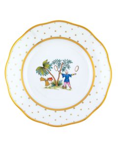 Asian Garden - Dessert Plate - Motif 5 - Multicolor - 8.25"