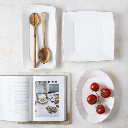 VTR Lastra - White - Small Oval Platter 13.5"