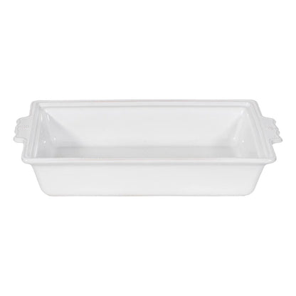 JLK Berry and Thread - Whitewash - Lidded Rectangle Baker 13"