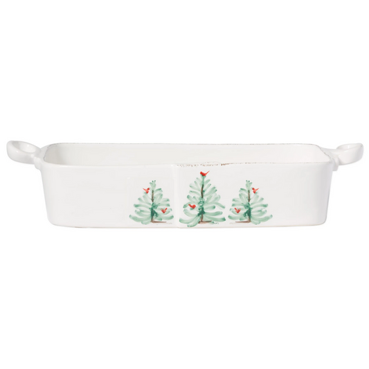 VTR Lastra - Holiday - Handled Rectangle Baker 16.5"