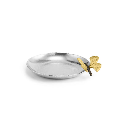MAR Butterfly Ginkgo - Round Trinket Tray (175766)